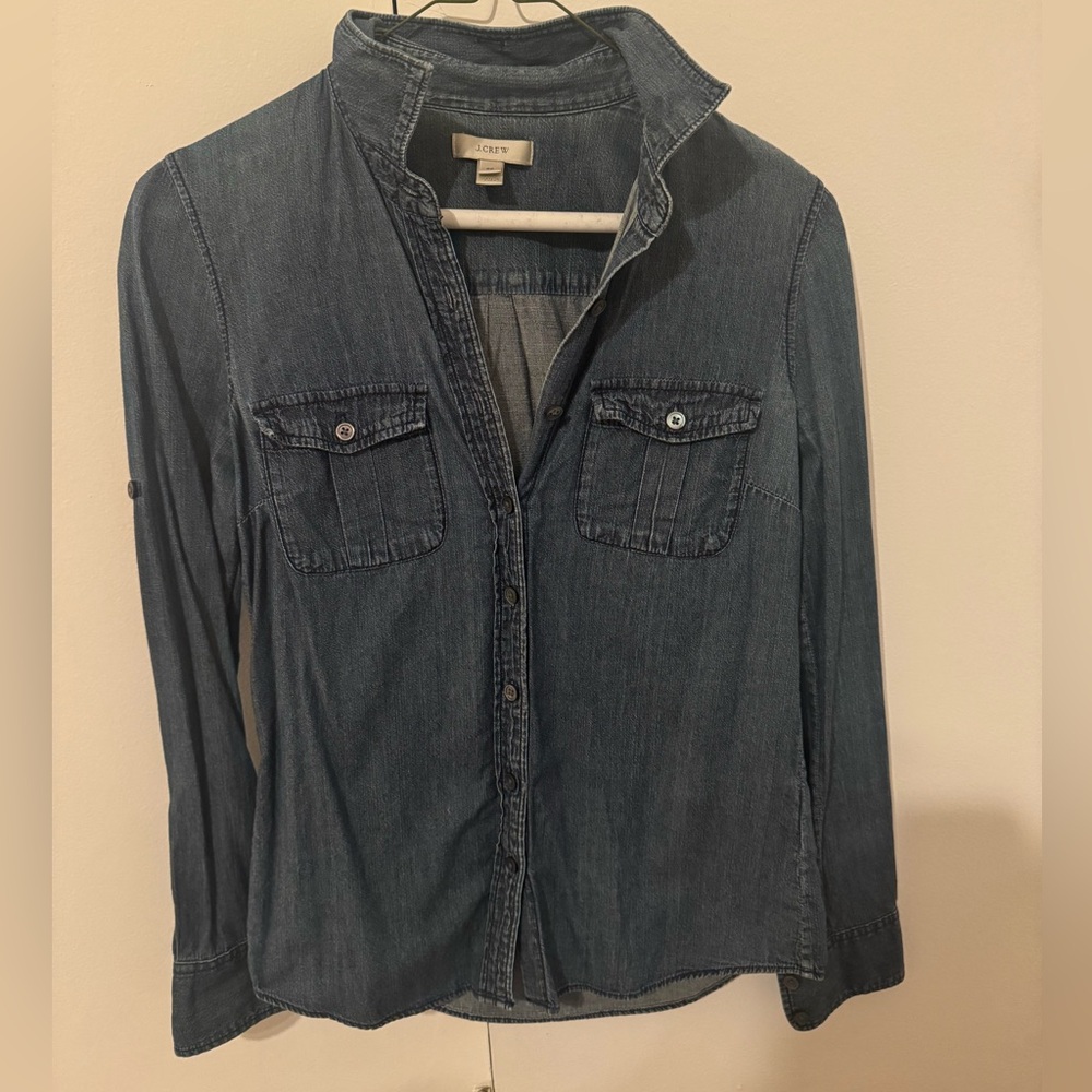 J Crew Chambray Denim Shirt